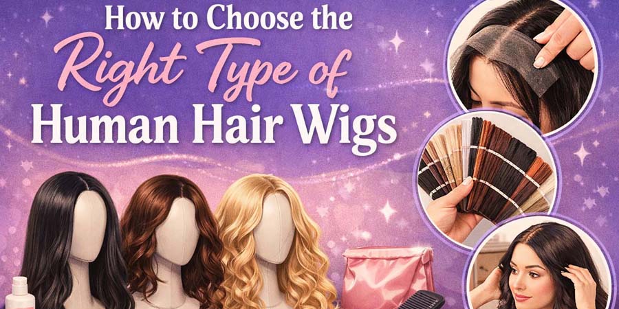 How to Choose the Right Type of Human Hair Wigs